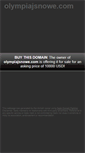 Mobile Screenshot of olympiajsnowe.com